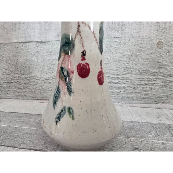 Kylemore Handcrafted Pottery Vase With Cherry Blossom Design - Picture 2 of 8